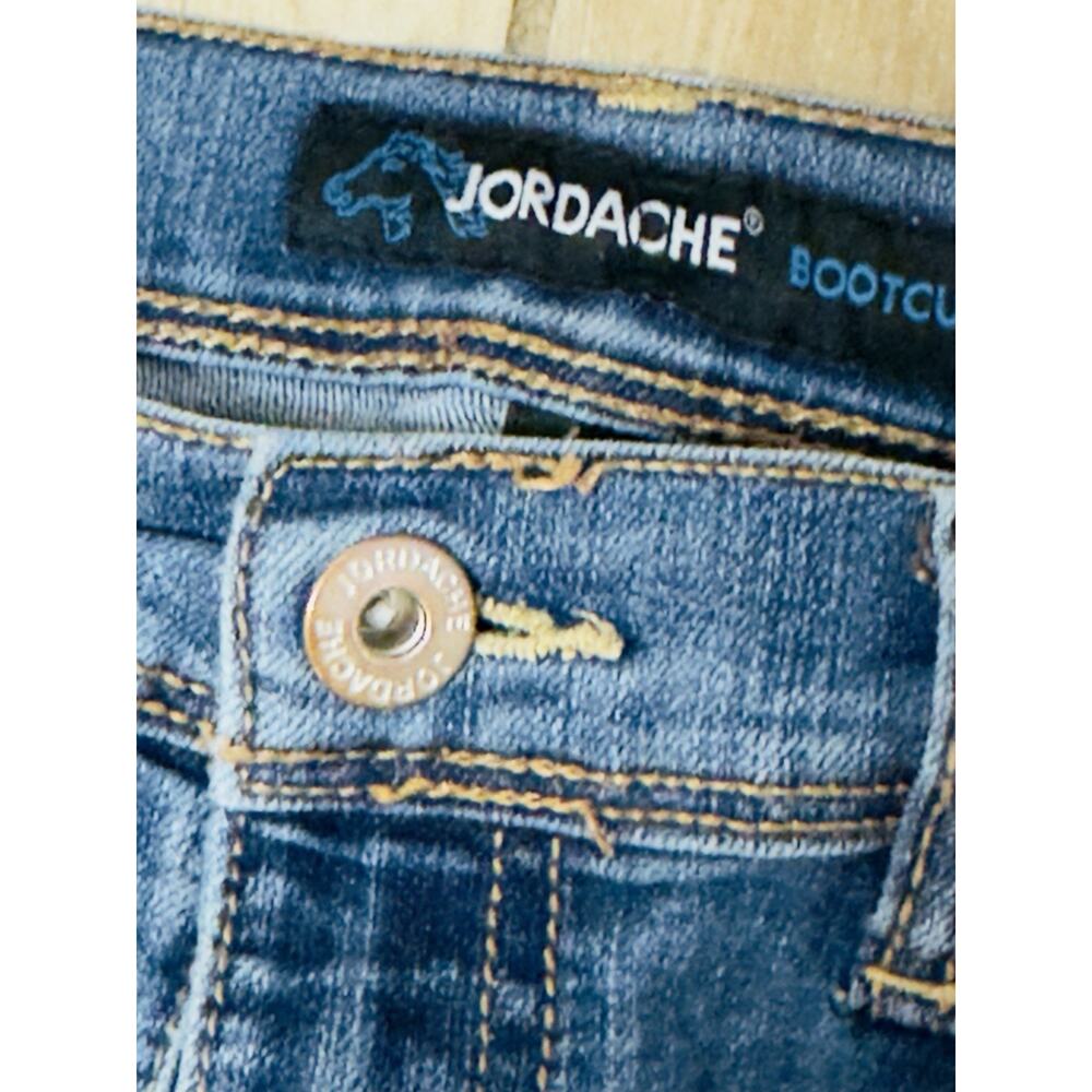 JORDACHE Blue Jeans Woman's Size 12 Classic Boot Cut Cotton Blend Medium Wash - Picture 8 of 8